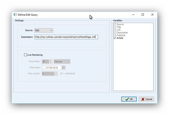 Define-Edit Query
