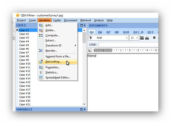 Geocoding