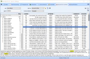WordStat: Keywords in Context (KWIC)