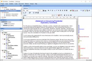 QDA Miner qualitative data on-screen coding